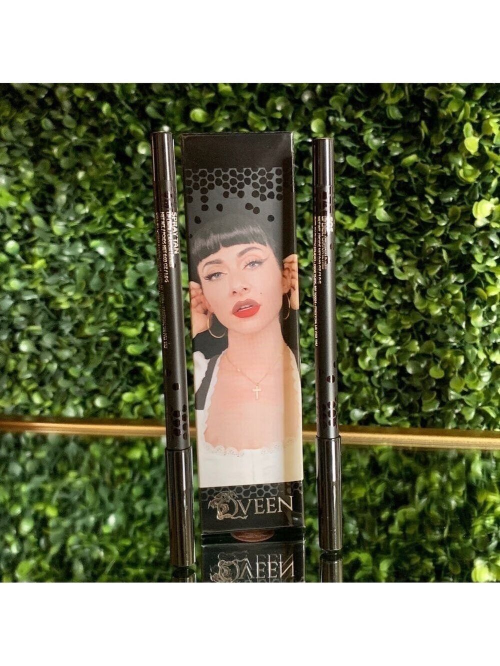 QVEEN Studio Lip Liner in Spray Tan & SOS | NEW | Partners In Crime
